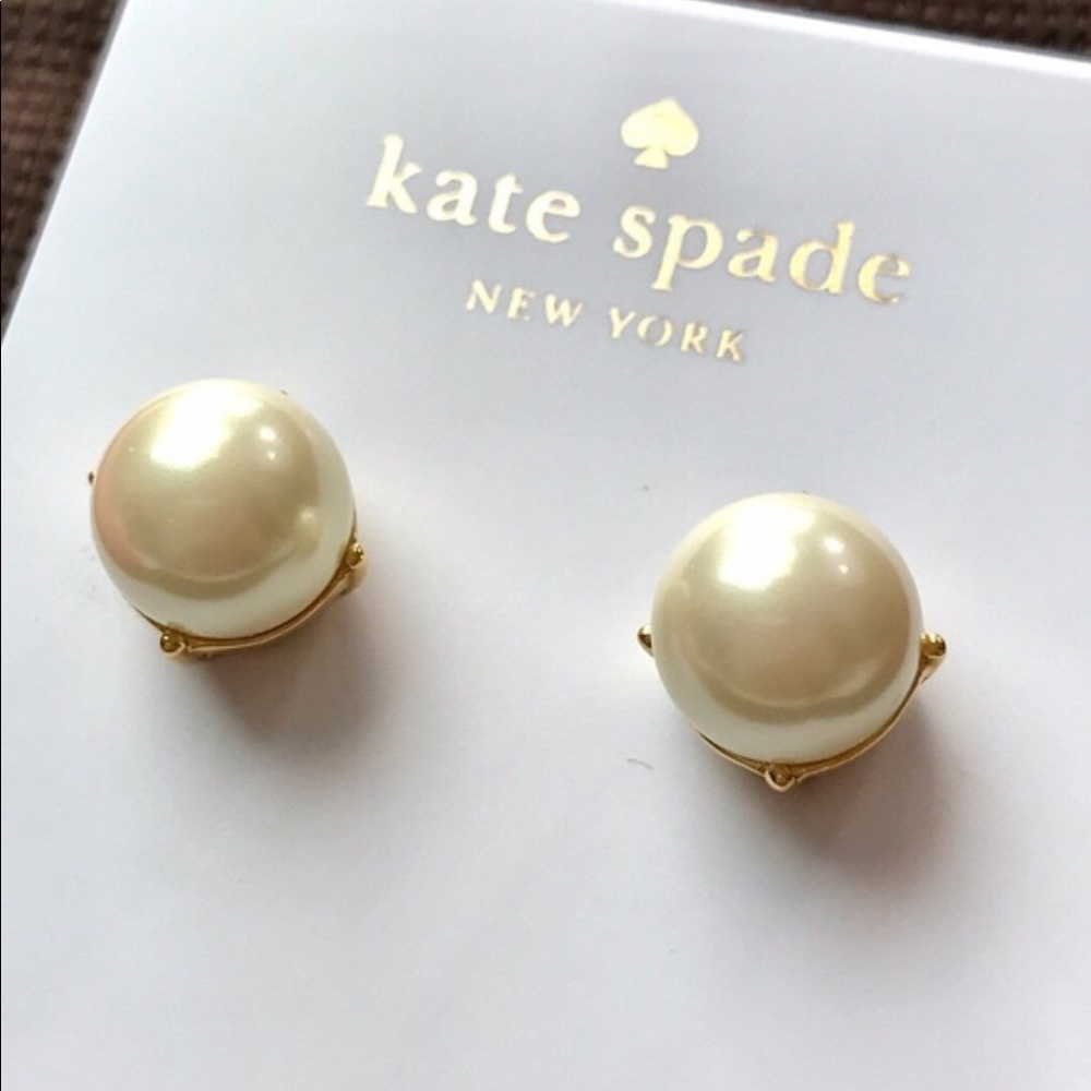Kate Spade Pearl Gumdrop Studs